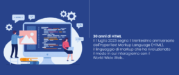 Buon 30° Compleanno Hyper Text Markup Language!