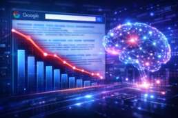 Traffico organico in calo nei risultati di Google